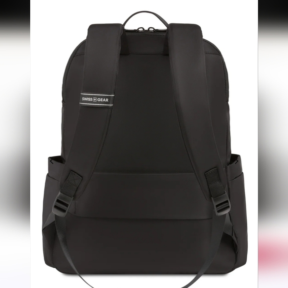 Swissgear The Bloom Black Laptop Backpack SA2822 Minimalist School Travel - Picture 3 of 12